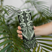 Custom Aotearoa Ngati Awa Skinny Tumbler Maori Tribal Pattern LT05 - Polynesian Pride