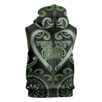 Custom Aotearoa Ngati Awa Sleeveless Hoodie Maori Tribal Pattern LT05 - Polynesian Pride