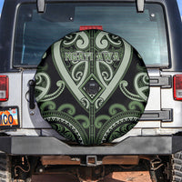 Aotearoa Ngati Awa Spare Tire Cover Maori Tribal Pattern LT05 Green - Polynesian Pride