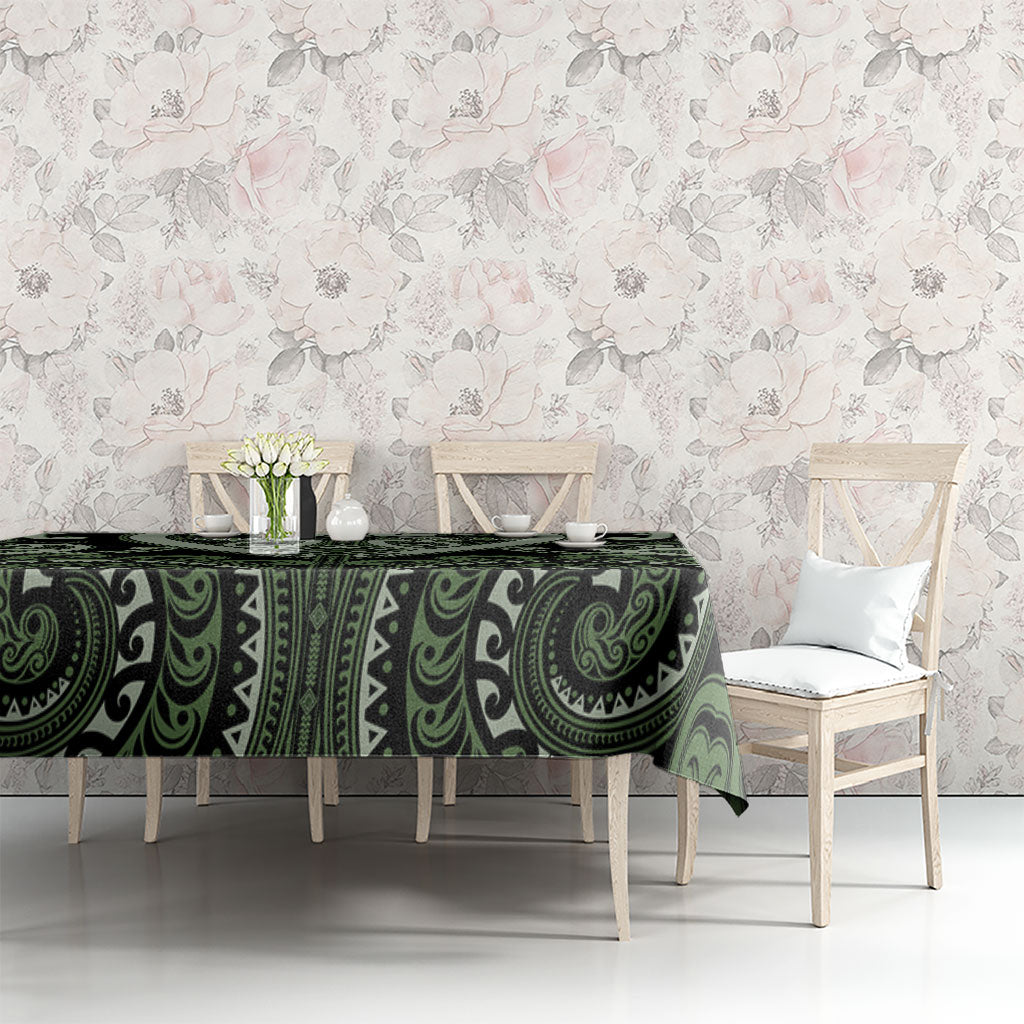 Aotearoa Ngati Awa Tablecloth Maori Tribal Pattern LT05 - Polynesian Pride