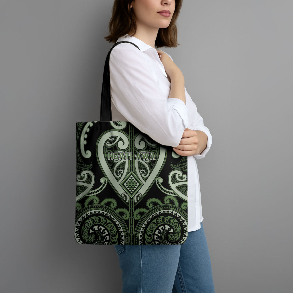 Aotearoa Ngati Awa Tote Bag Maori Tribal Pattern LT05 - Polynesian Pride