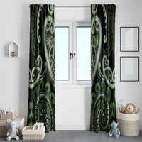Aotearoa Ngati Awa Window Curtain Maori Tribal Pattern LT05 - Polynesian Pride
