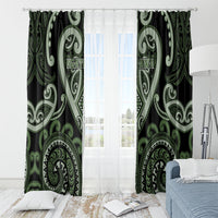 Aotearoa Ngati Awa Window Curtain Maori Tribal Pattern LT05 - Polynesian Pride