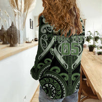 Custom Aotearoa Ngati Awa Women Casual Shirt Maori Tribal Pattern LT05 - Polynesian Pride