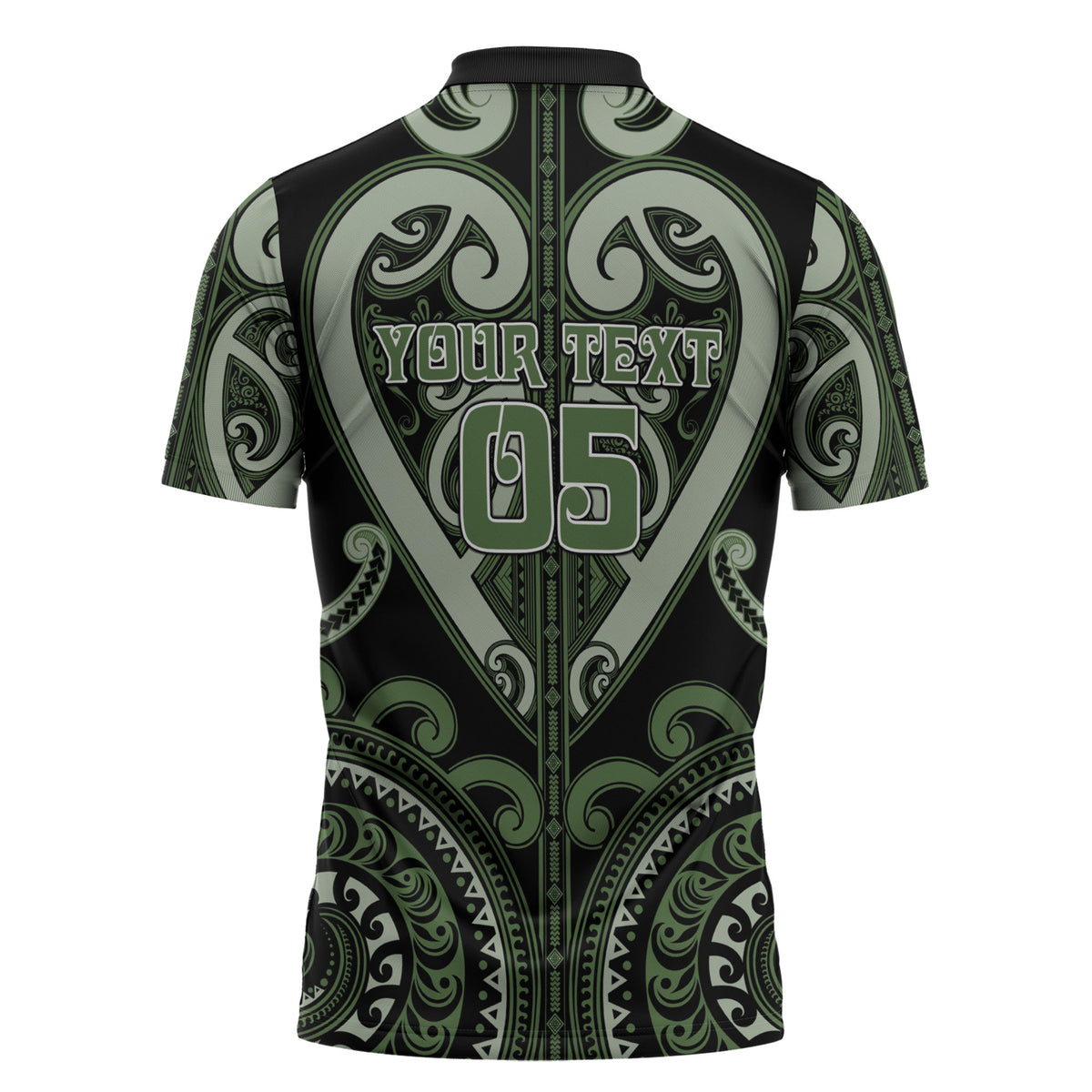 Custom Aotearoa Ngati Awa Zipper Polo Shirt Maori Tribal Pattern LT05 - Polynesian Pride