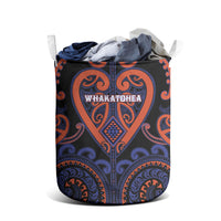Aotearoa Whakatohea Laundry Basket Maori Tribal Pattern LT05 - Polynesian Pride