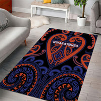 Aotearoa Whakatohea Area Rug Maori Tribal Pattern LT05 - Polynesian Pride
