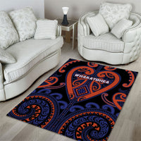 Aotearoa Whakatohea Area Rug Maori Tribal Pattern LT05 - Polynesian Pride