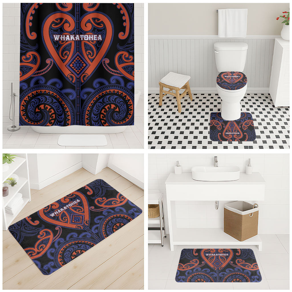 Aotearoa Whakatohea Bathroom Set Maori Tribal Pattern LT05 - Polynesian Pride
