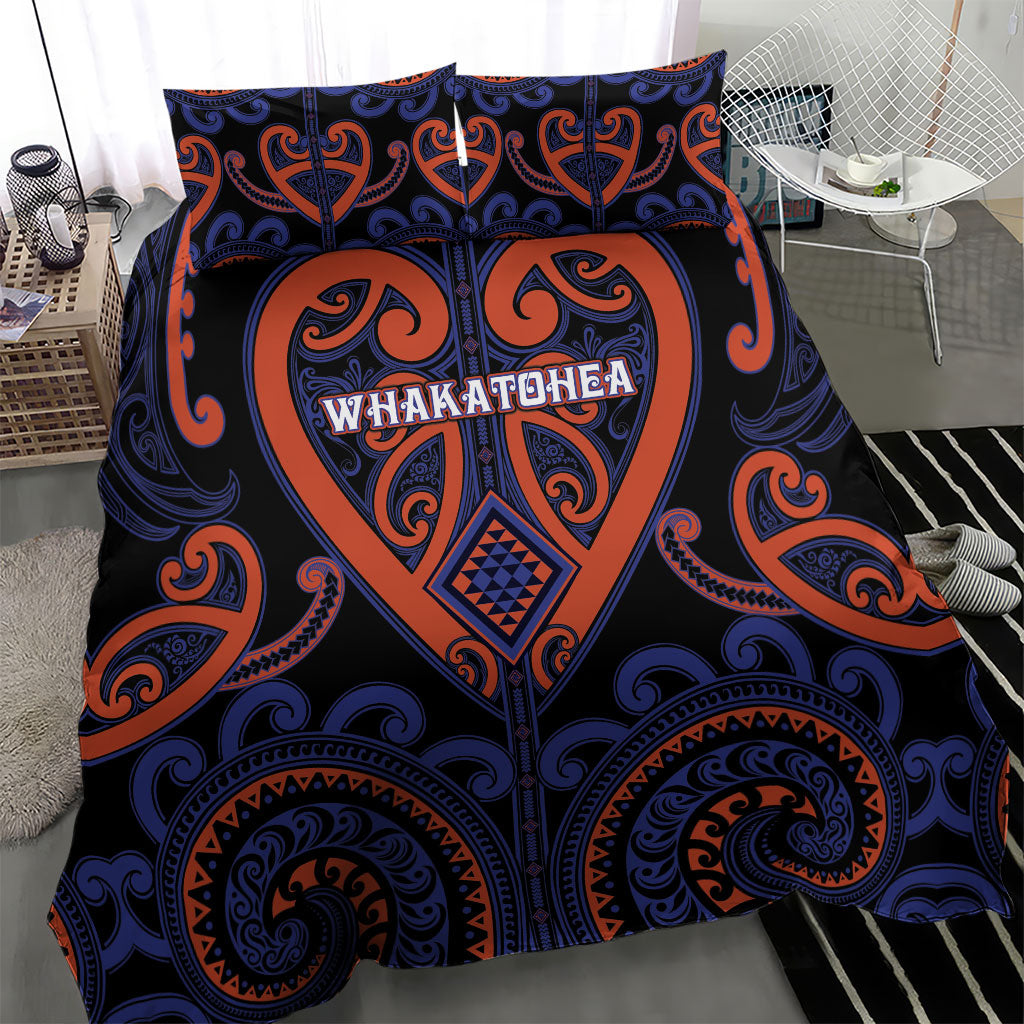 Aotearoa Whakatohea Bedding Set Maori Tribal Pattern LT05 - Polynesian Pride