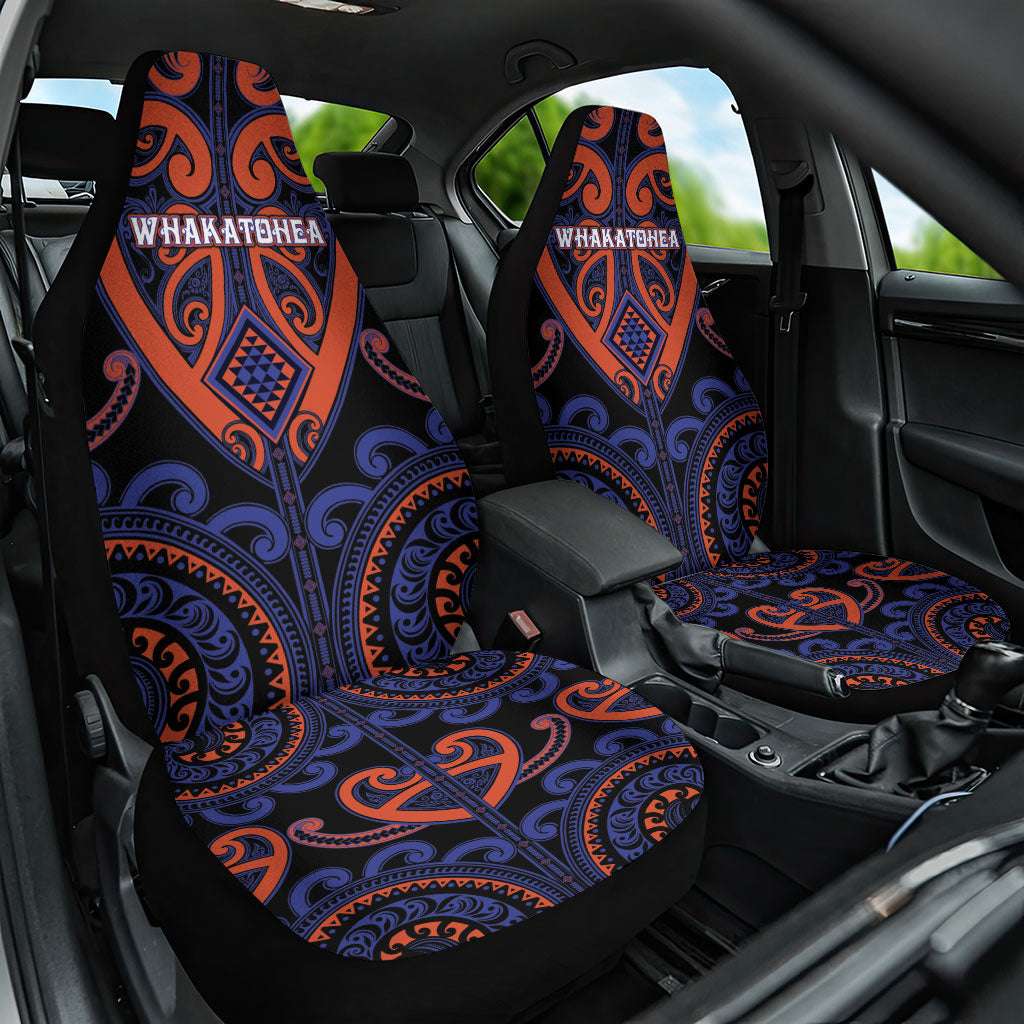 Aotearoa Whakatohea Car Seat Cover Maori Tribal Pattern