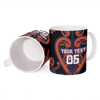 Custom Aotearoa Whakatohea Ceramic Mug Maori Tribal Pattern LT05 - Polynesian Pride