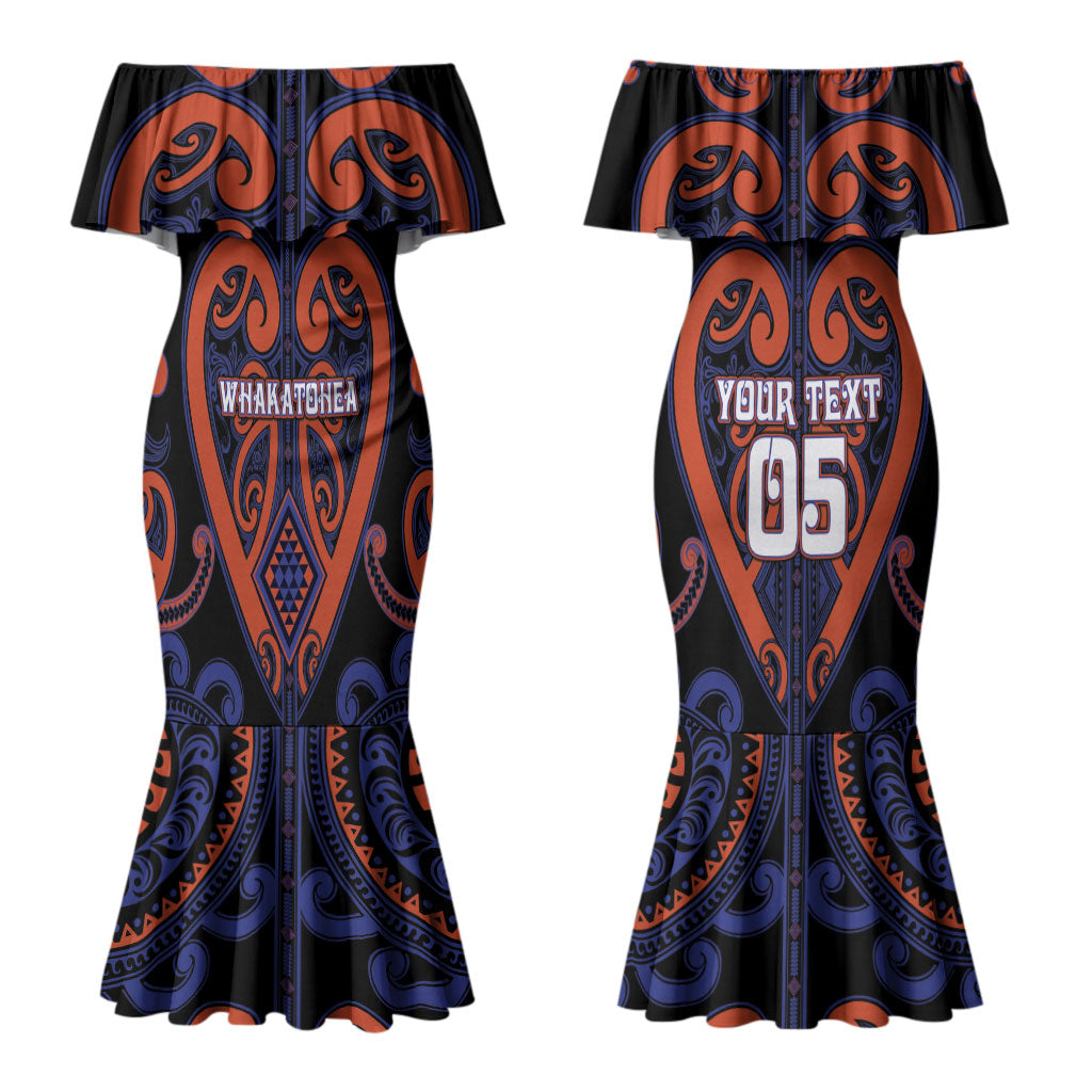Custom Aotearoa Whakatohea Couples Matching Mermaid Dress and Hawaiian Shirt Maori Tribal Pattern LT05 - Polynesian Pride