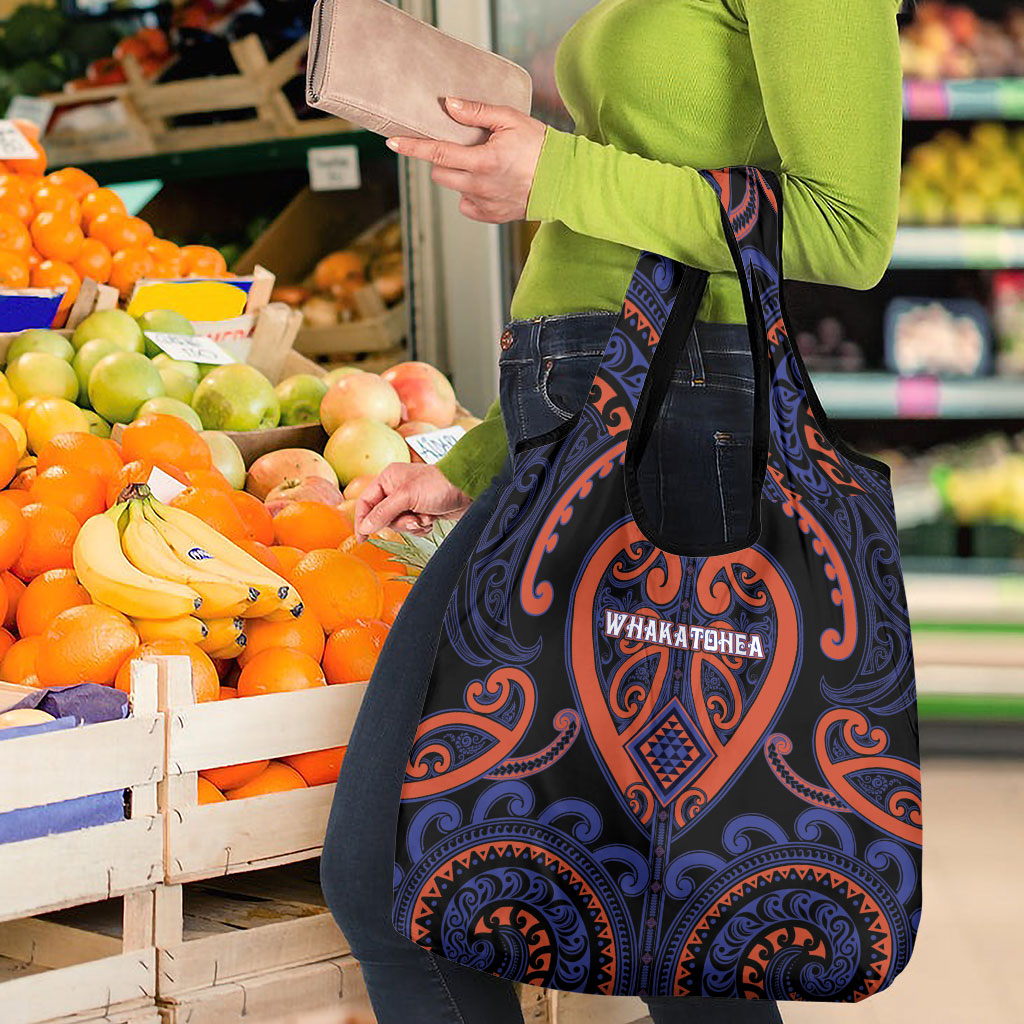 Aotearoa Whakatohea Grocery Bag Maori Tribal Pattern LT05 - Polynesian Pride