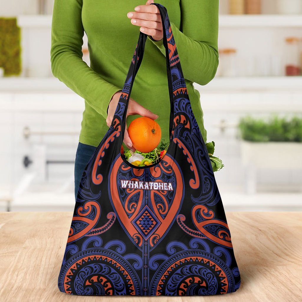 Aotearoa Whakatohea Grocery Bag Maori Tribal Pattern LT05 - Polynesian Pride