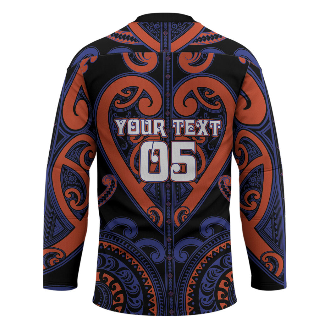 Custom Aotearoa Whakatohea Hockey Jersey Maori Tribal Pattern LT05 - Polynesian Pride