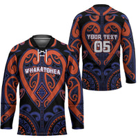 Custom Aotearoa Whakatohea Hockey Jersey Maori Tribal Pattern LT05 - Polynesian Pride