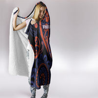Aotearoa Whakatohea Hooded Blanket Maori Tribal Pattern LT05 - Polynesian Pride