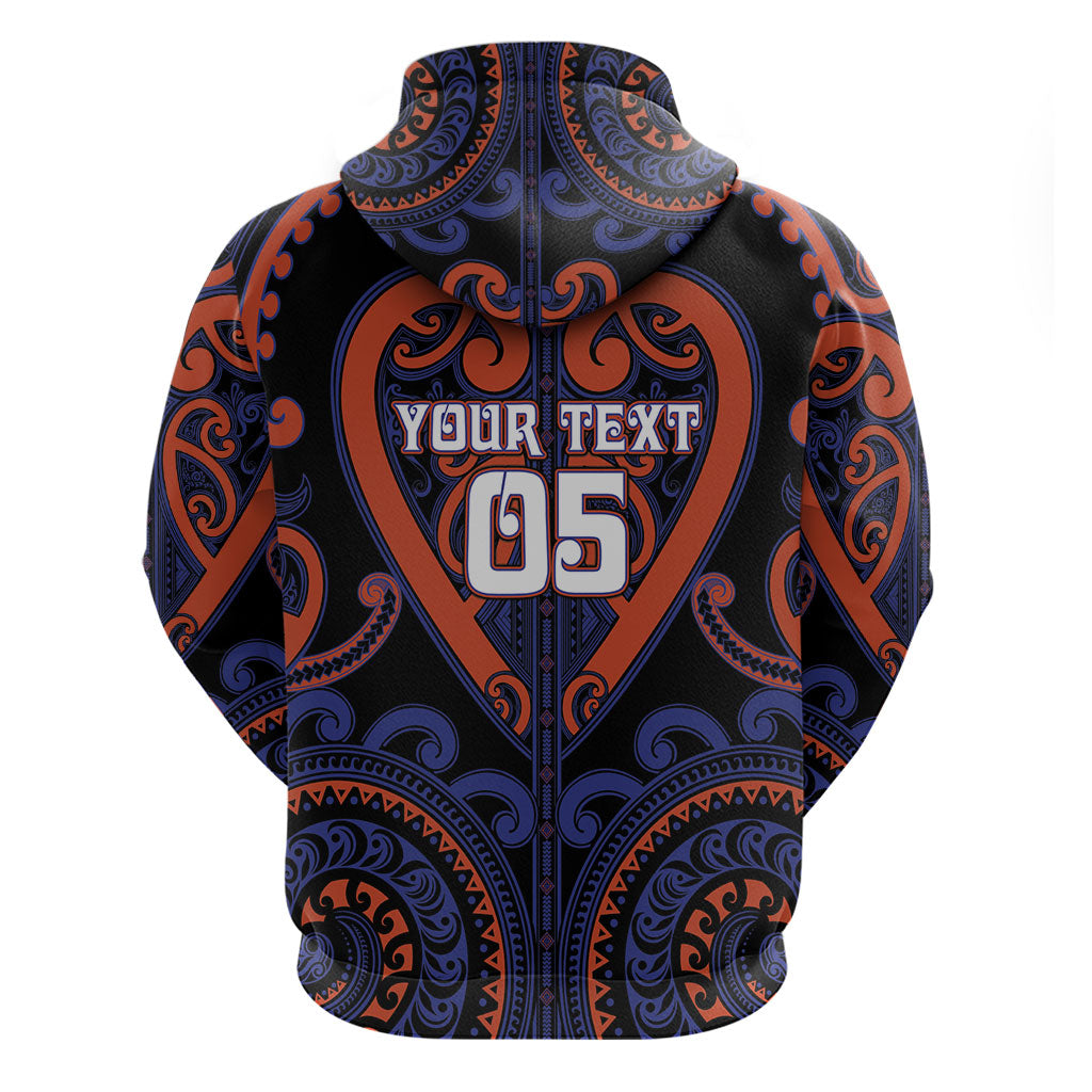Custom Aotearoa Whakatohea Hoodie Maori Tribal Pattern LT05 - Polynesian Pride