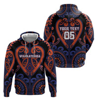 Custom Aotearoa Whakatohea Hoodie Maori Tribal Pattern LT05 - Polynesian Pride