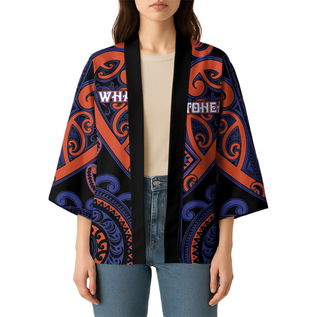 Custom Aotearoa Whakatohea Kimono Maori Tribal Pattern LT05 - Polynesian Pride