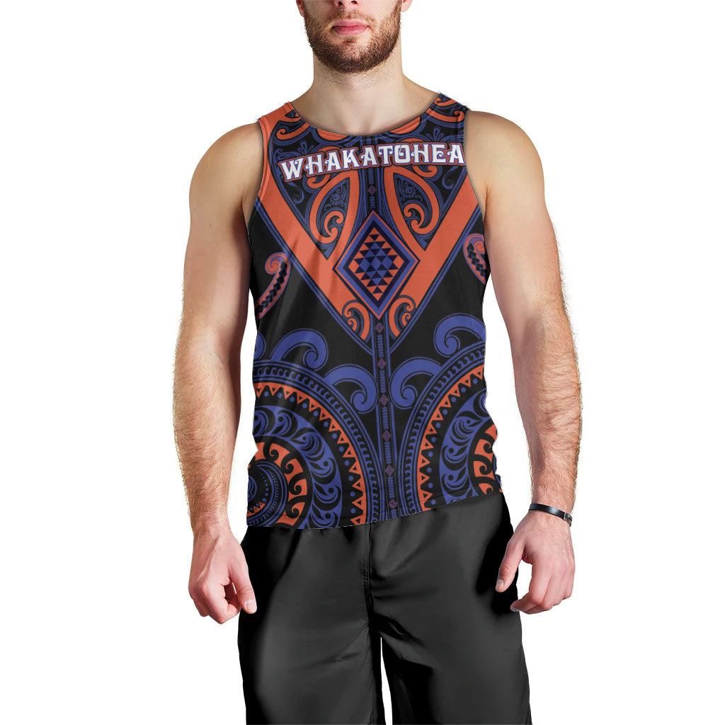 Custom Aotearoa Whakatohea Men Tank Top Maori Tribal Pattern LT05 - Polynesian Pride