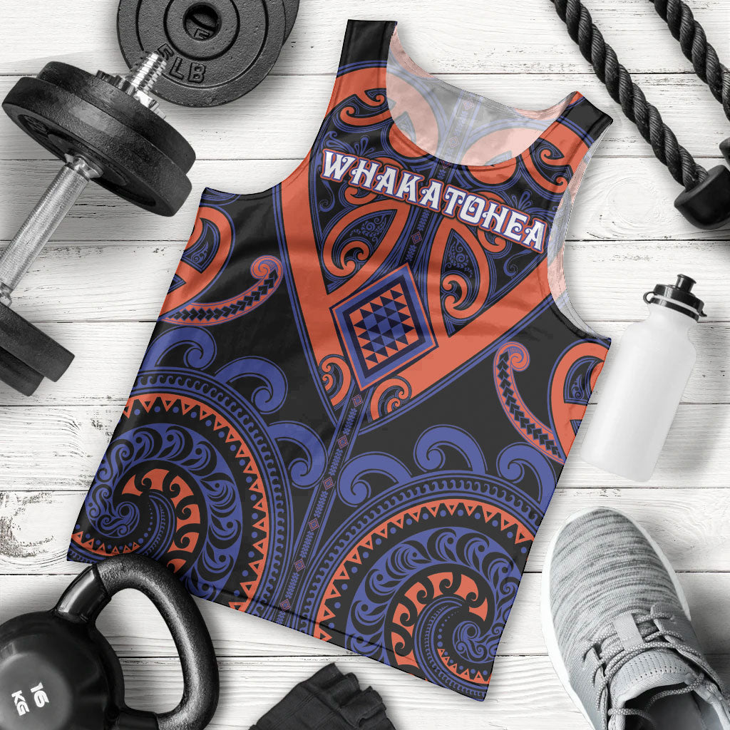 Custom Aotearoa Whakatohea Men Tank Top Maori Tribal Pattern LT05 - Polynesian Pride