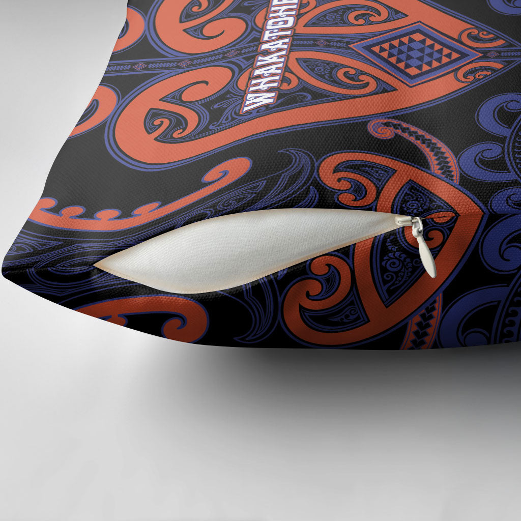 Aotearoa Whakatohea Pillow Cover Maori Tribal Pattern LT05 - Polynesian Pride