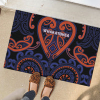 Aotearoa Whakatohea Rubber Doormat Maori Tribal Pattern LT05 - Polynesian Pride
