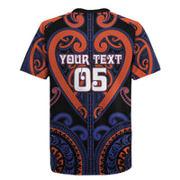 Custom Aotearoa Whakatohea Rugby Jersey Maori Tribal Pattern LT05 - Polynesian Pride