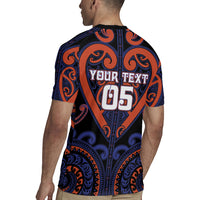 Custom Aotearoa Whakatohea Rugby Jersey Maori Tribal Pattern LT05 - Polynesian Pride