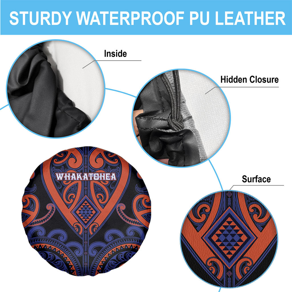Aotearoa Whakatohea Spare Tire Cover Maori Tribal Pattern LT05 - Polynesian Pride