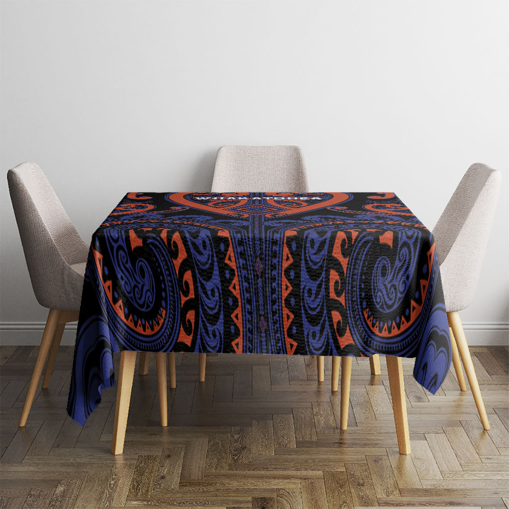 Aotearoa Whakatohea Tablecloth Maori Tribal Pattern LT05 - Polynesian Pride