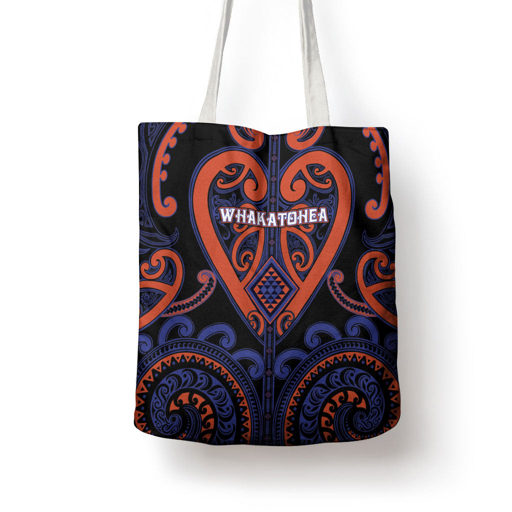 Aotearoa Whakatohea Tote Bag Maori Tribal Pattern LT05 - Polynesian Pride