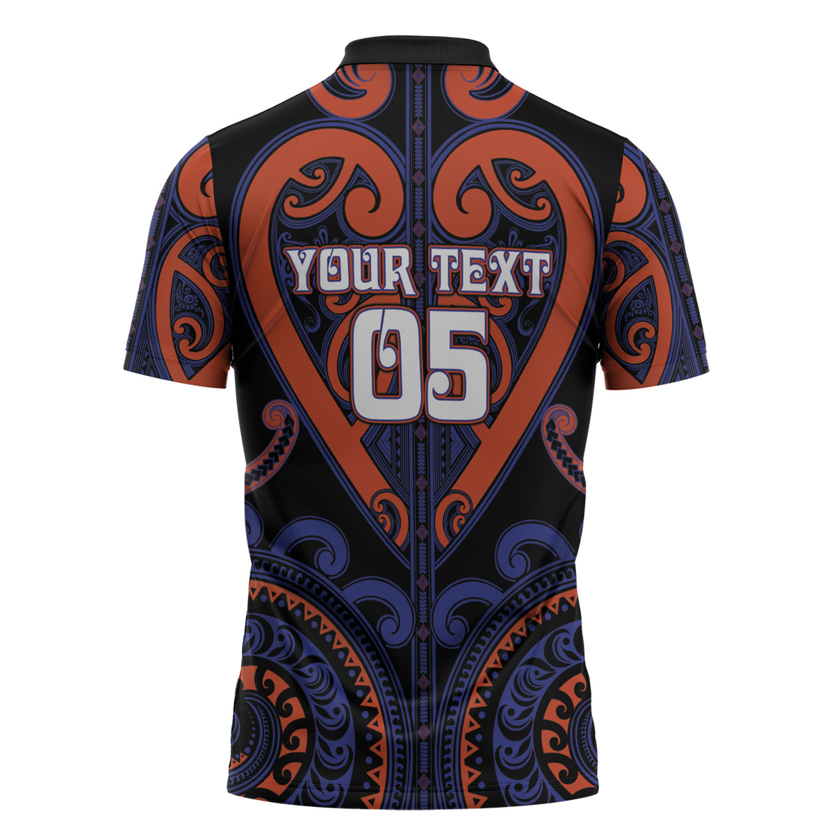 Custom Aotearoa Whakatohea Zipper Polo Shirt Maori Tribal Pattern LT05 - Polynesian Pride
