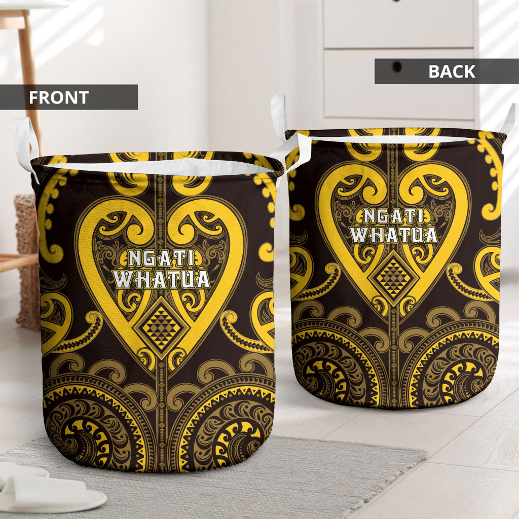 Aotearoa Ngati Whatua Laundry Basket Maori Tribal Pattern LT05 - Polynesian Pride