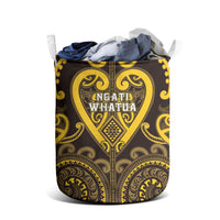 Aotearoa Ngati Whatua Laundry Basket Maori Tribal Pattern LT05 - Polynesian Pride