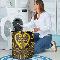 Aotearoa Ngati Whatua Laundry Basket Maori Tribal Pattern LT05 - Polynesian Pride