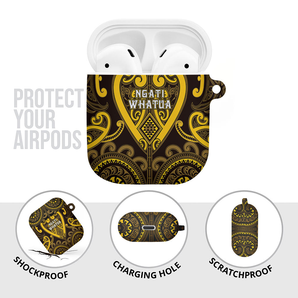 Aotearoa Ngati Whatua AirPods Case Maori Tribal Pattern LT05 - Polynesian Pride