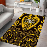 Aotearoa Ngati Whatua Area Rug Maori Tribal Pattern LT05 - Polynesian Pride