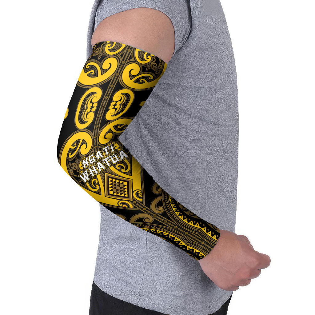Custom Aotearoa Ngati Whatua Arm Sleeves Maori Tribal Pattern LT05 - Polynesian Pride