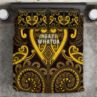Aotearoa Ngati Whatua Bedding Set Maori Tribal Pattern LT05 Yellow - Polynesian Pride