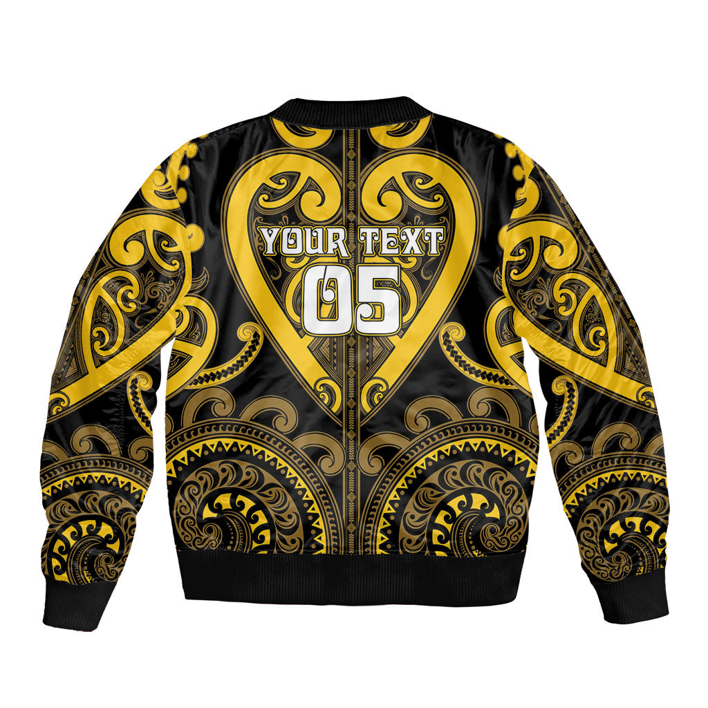 Custom Aotearoa Ngati Whatua Bomber Jacket Maori Tribal Pattern LT05 - Polynesian Pride