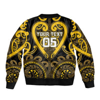 Custom Aotearoa Ngati Whatua Bomber Jacket Maori Tribal Pattern LT05 - Polynesian Pride