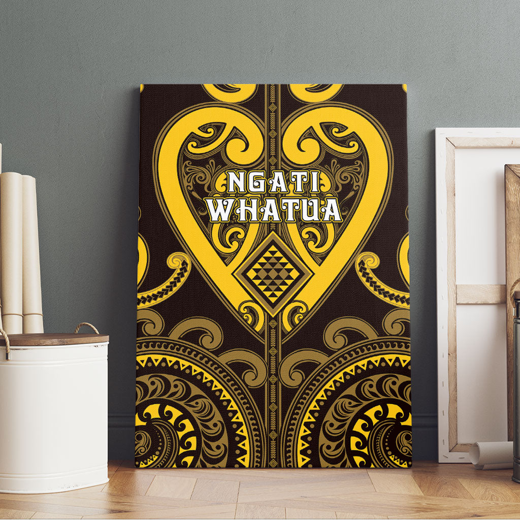 Aotearoa Ngati Whatua Canvas Wall Art Maori Tribal Pattern LT05 - Polynesian Pride