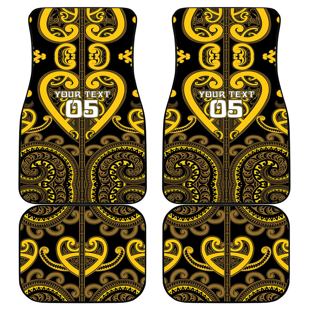 Custom Aotearoa Ngati Whatua Car Mats Maori Tribal Pattern LT05 - Polynesian Pride