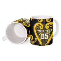 Custom Aotearoa Ngati Whatua Ceramic Mug Maori Tribal Pattern LT05 - Polynesian Pride