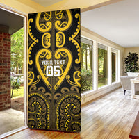 Custom Aotearoa Ngati Whatua Door Cover Maori Tribal Pattern LT05 - Polynesian Pride