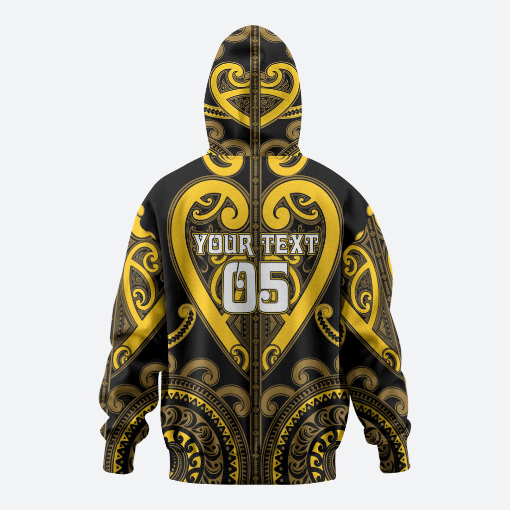 Custom Aotearoa Ngati Whatua Hoodie Maori Tribal Pattern LT05 - Polynesian Pride