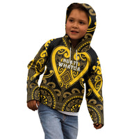 Custom Aotearoa Ngati Whatua Kid Hoodie Maori Tribal Pattern LT05 - Polynesian Pride